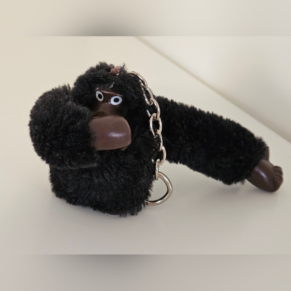 KIPLING MONKEY KEY RING FOB BAG PURSE CHARM BLACK SUCKS THUMB - Picture 2 of 7